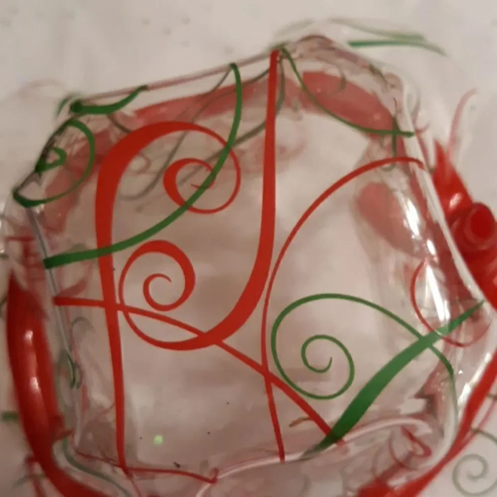Plastic Holiday Bowl